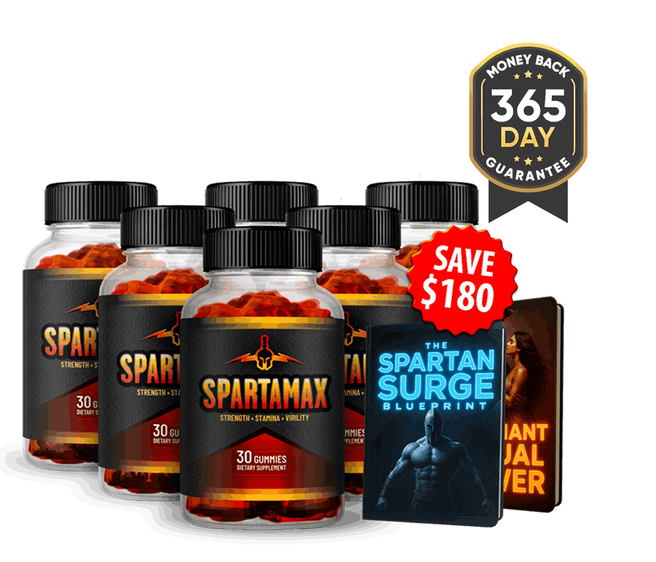 Spartamax 6 bottle bundle with bonus guides and discount offer